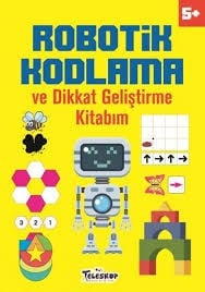 Teleskop Sarı Kitap - Robotik Piksel KodlamaEğitici Kitaplar