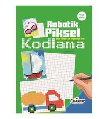 Teleskop Yeşil Kitap - Robotik Piksel KodlamaEğitici Kitaplar