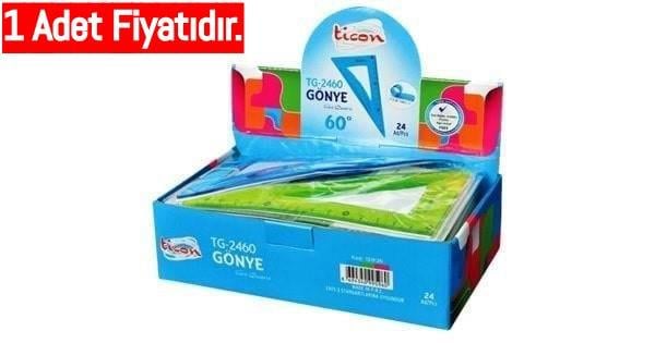 Ticon Gönye Flex Renkli 60 Tg-2460 (1 Adet)Ticon Gönye Flex Renkli 60 Tg-2460 - Kirtasiyem.netGönye Ve İletkiler