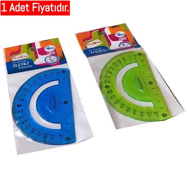 Ticon İletki Flex Renkli 180 TI-2418 (1 Adet)Ticon İletki Flex Renkli 180 TI-2418 - Kirtasiyem.netGönye Ve İletkiler
