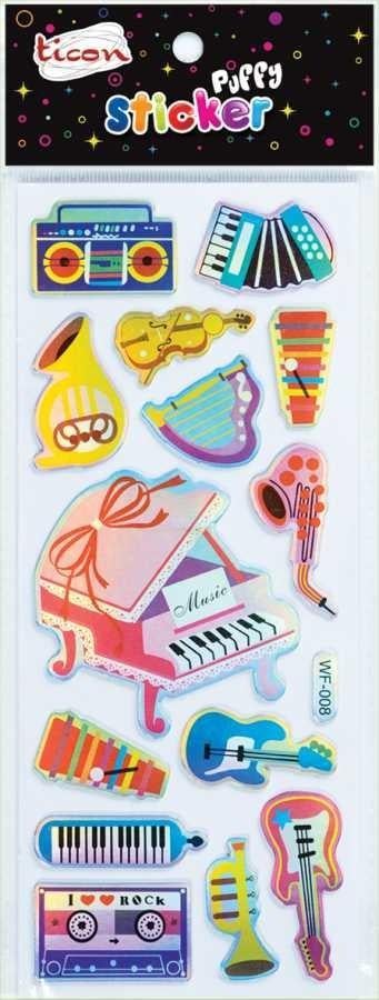 Ticon Sticker Puffy Tps-7Ticon Sticker Puffy Tps-7 - Kirtasiyem NetStickerlar