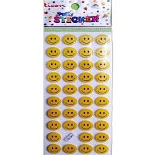 Ticon.Tps-001/20.Puffy Stıcker(Gülen Yüz)Stickerlar