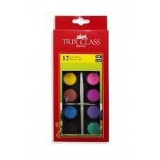 Trix Kare Sulu Boya-Ahşap Fırça Hediyeli 12 Li * T-385Trix Kare Sulu Boya-Ahşap Fırça Hediyeli 12 Li * T-385 - Kirtasiyem.netSulu Boyalar