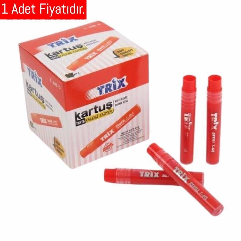 Trix Kartuş Kırmızı * T-445 C (1 Adet)Trix Kartuş Kırmızı * T-445 C - Kirtasiyem.netTahta Kalem Kartuşu