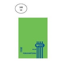 Umut Fon Kartonu 48X68 160 Gr K.Yeşil 100 LüFosforlu Fon Kartonları