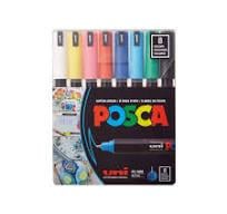 Uniball Posca 0.7 Su Bazlı Poster Markörü Anarenk 8LiUniball Posca 0.7 Su Bazlı Poster Markörü Anarenk 8Li - Kirtasiyem.netJel Kalemler