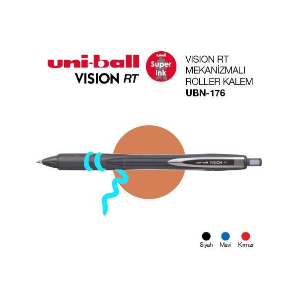 Uniball Roller Vision Rt 0 6 Mekanik SiyahUniball Roller Vision Rt 0 6 Mekanik Siyah - Kirtasiyem.netRoller(Pilot)Kalem