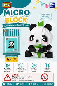 Vagon Loz Panda 170 Parça Block Oyuncak-Mini Poşet LZ-8633Diğer Kırtasiye Ürünleri