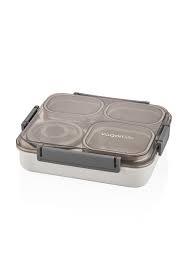 Vagonlife 1200 Ml 4 Bölmeli Paslanmaz Çelik Lunch Box8.Sınıf