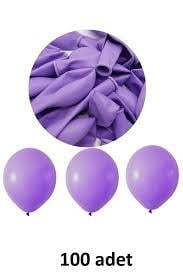 Vatan Balon Düz Renk Lila 100 Lü VT394Balon