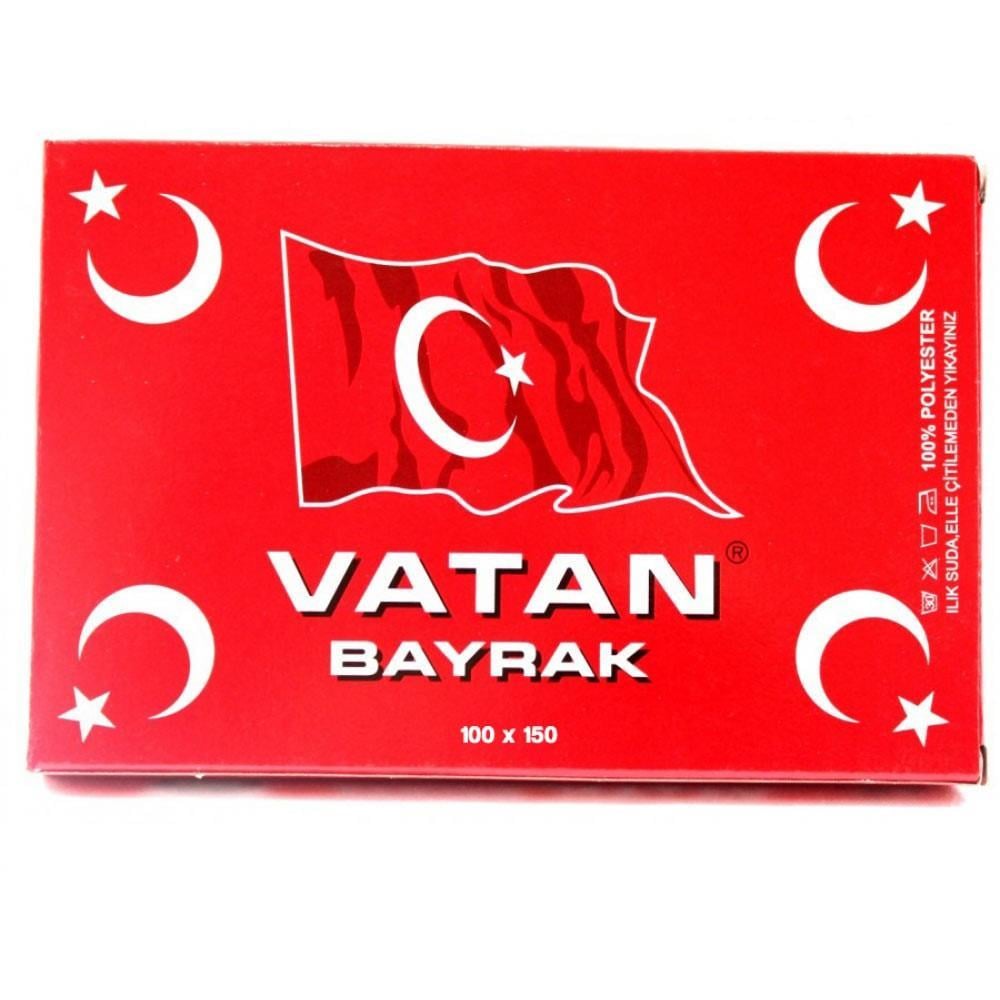 Vatan Bayrak Polyester 120X180 VT109Vatan Bayrak Polyester 120X180 - Kirtasiyem NetBayraklar