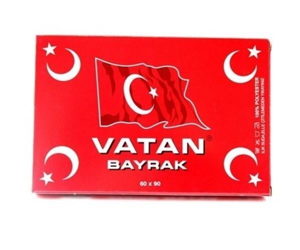 Vatan Bayrak Polyester 60X90 VT105Vatan Bayrak Polyester 60X90 - Kirtasiyem NetBayraklar
