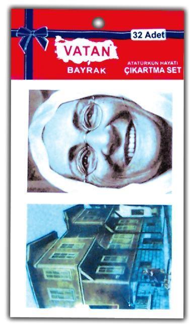 Vatan Sticker Atatürkün Hayatı Set 8,50X10,50 32 LiVatan Sticker Atatürkün Hayatı Set 8,50X10,50 32 Li - Kirtasiyem NetStickerlar
