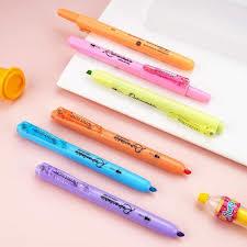 Writech W-805S Basmalı Fosforlu Kalem Neon 6 Renk(Mavi-Pembe-Mor-Sarı-Turuncu-Yeşil) (1 Adet) 
