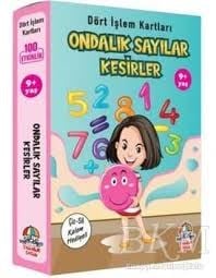 Yağmur Dört İşlem Kartları-Ondalık Sayılar/Kesirler (9+ Yaş)2.Sınıf