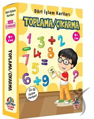 Yağmur Dört İşlem Kartları-Toplama/Çıkarma (9+ Yaş)2.Sınıf