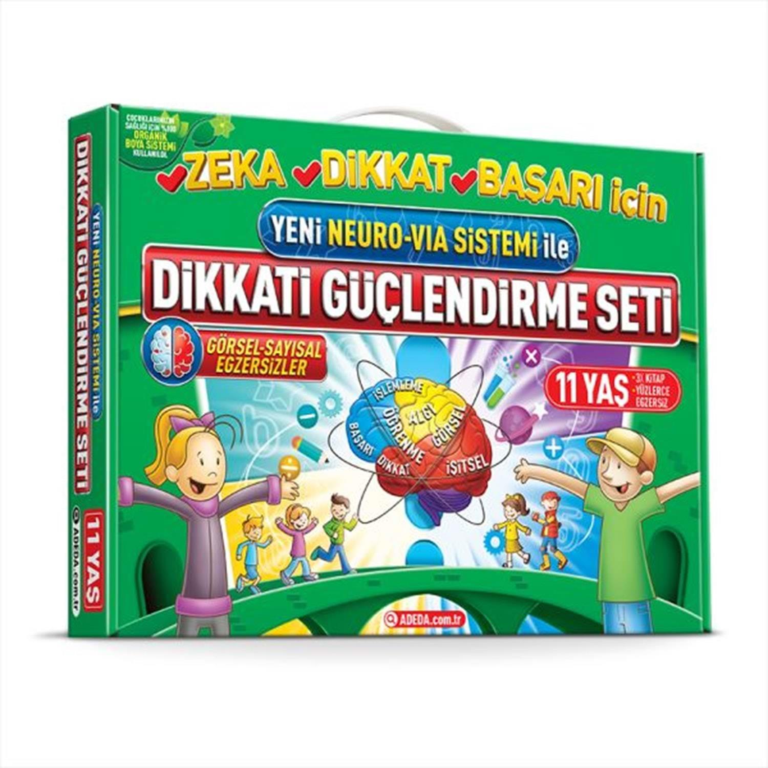 Yeni Neuro Via Sistemi İle Dikkati Güçlendirme Seti 11 YaşYeni Neuro Via Sistemi İle Dikkati Güçlendirme Seti 11 Yaş - Kirtasiyem.netEğitici Kitaplar