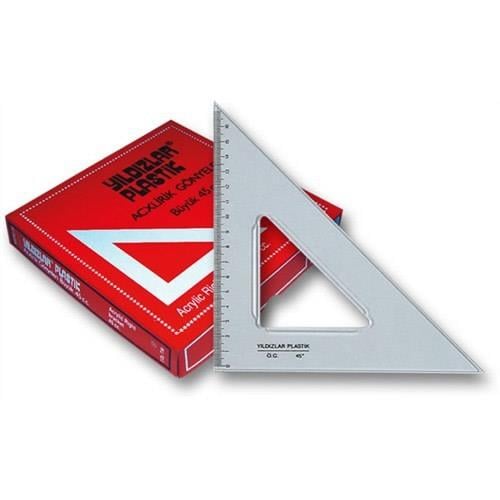 Yıldızlar Ögrenci Gönyesi 26Cm 45Cc No:020Yıldızlar Ögrenci Gönyesi 26Cm 45Cc No:020 - Kirtasiyem.netGönye Ve İletkiler
