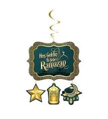 4 Lü Tavan Sarkıt Süs Ramazan 
