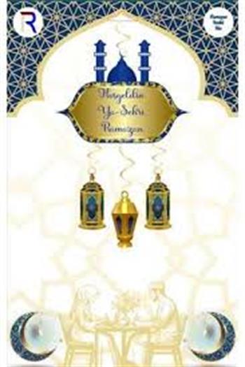 4 Lü Tavan Sarkıt Süs Ramazan 