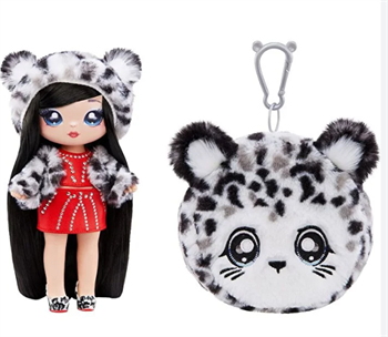 Adore Nanana Surprise 2 In 1 Cozy-Leona White Kar Leoparlı Sürpriz Bebeği Adr-Ina119364