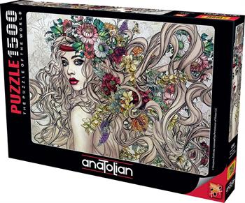 Anatolian Puzzle Çiçeklerin Gücü 1500 Parça 4549