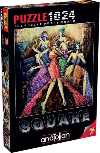 Anatolian Puzzle Kadınlar Orkestrası Neon 1024 Parça 1014