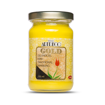 Artdeco Gold Geleneksel Ebru Boyası 105Ml Sarı 150 S.2