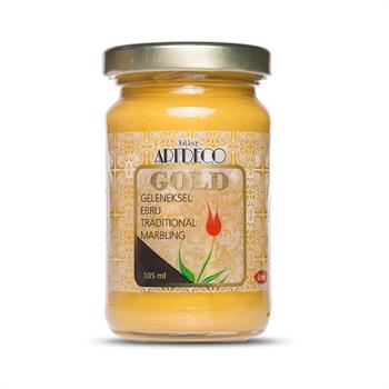 Artdeco Gold Geleneksel Ebru Boyası 105Ml Simli Altın 990 S.3