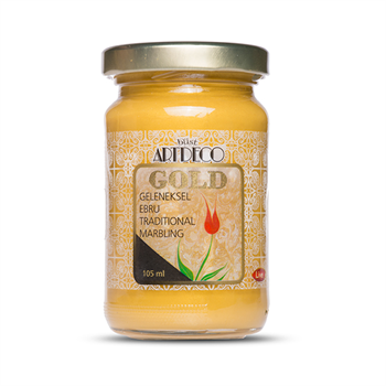 Artdeco Gold Geleneksel Ebru Boyası 105Ml Simli Altın 990 S.3