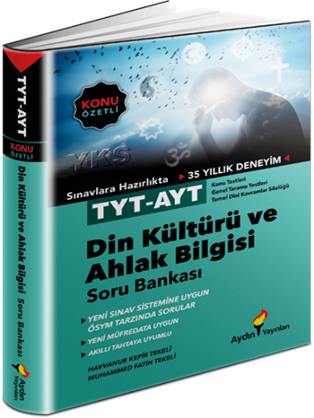 Aydın Tyt-Ayt Din Kültürü Ve Ahlak Bilgisi Konu Özetli Soru Bankası