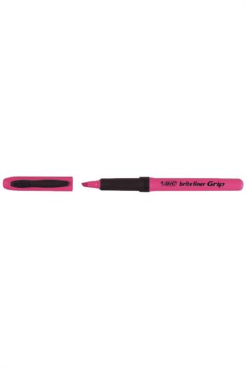 Bic Fosforlu Kalem Brite Liner Grip Pembe (1 Adet)