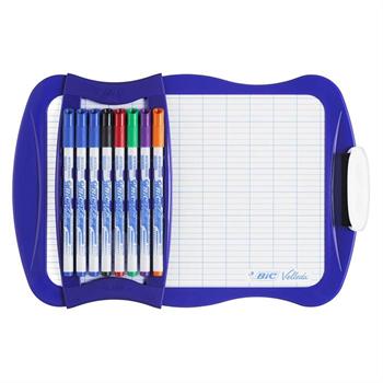 Bic Mini Beyaz Tahta + 8 Adet Kalem 1721+Silgi