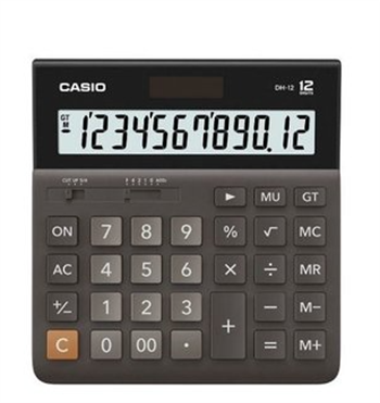 Casio Dh-12 Bk 12 Hane Hesap Makinesi Siyah