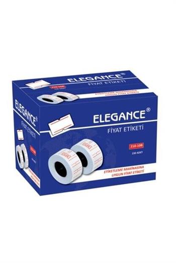 Elegance Etiket Makinesi Rulosu Beyaz 210 E