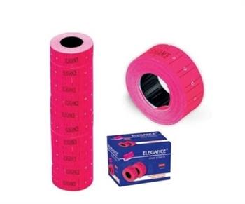 Elegance Etiket Makinesi Rulosu Pembe 210 /P