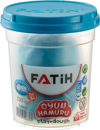 Fatih Oyun Hamuru Tek Renk Mavi 130 Gr