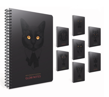 Gıpta Glow Notes Spr.Karton Kpk. Defter 17X24 80-4 Yp Kareli