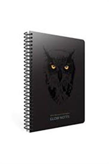Gıpta Glow Notes Spr.Karton Kpk. Defter 17X24 80-4 Yp Kareli