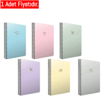 Gıpta Micro Notes Spr.Sert.Kpk.Defter 17X24 100 Yp. Kareli (1 Adet)