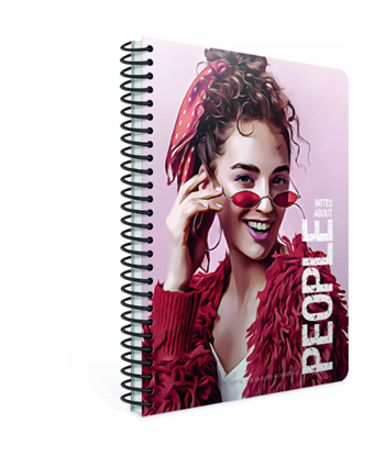 Gıpta People Spr.Sert.Kpk.Defter 17X24 120 Yp. Kareli