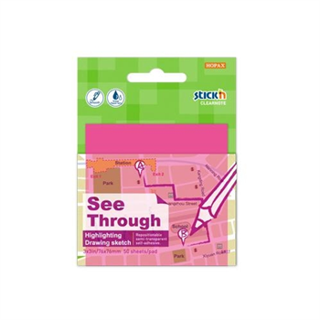 Gıpta Stickn 76X76 Yarı Saydam Neon Pembe 50Yp