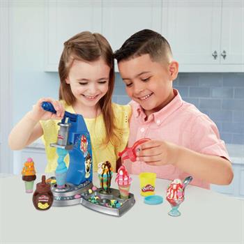 Hasbro Play-Doh Yaratıcı Mutfağım Renkli Dondurma Dükkanım Has-E6688