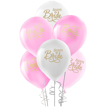 Hilal Pastel Balon Baskılı 100 Lü Team Bride