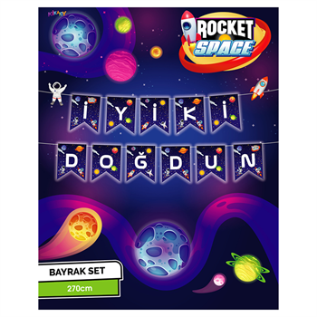 Hilal Rocket Space İyiki Doğdun Banner
