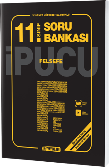 Hız Yayınları 11. Sınıf Felsefe Soru Bankası İpucu