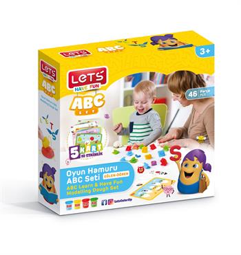 Lets Oyun Hamuru Abc Seti L-9005