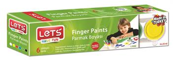 Lets Parmak Boyası 25 Ml 6 Renk L-5500