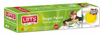 Lets Parmak Boyası 25 Ml 6 Renk L-5500