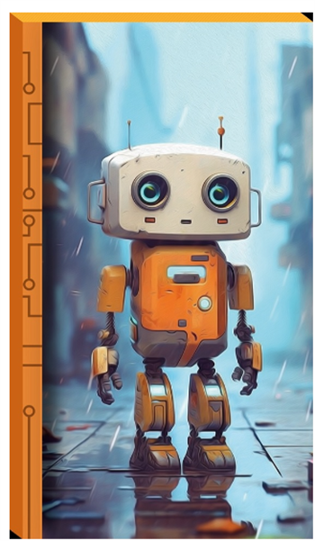 Lilamor Robot Defter 9X16 48 Syf.(5 Ass.)